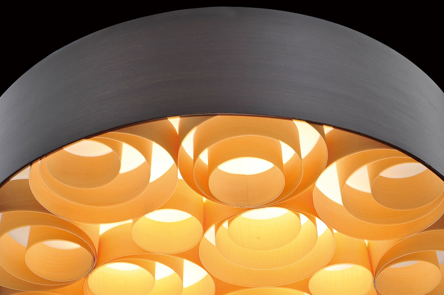 胡桃木 栓木多環 吊燈