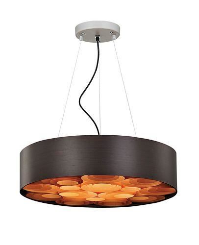 胡桃木 安麗格多環 吊燈