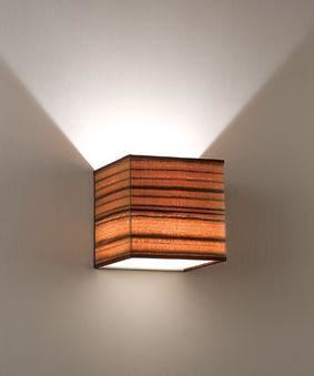 CUBE 壁燈 柚木