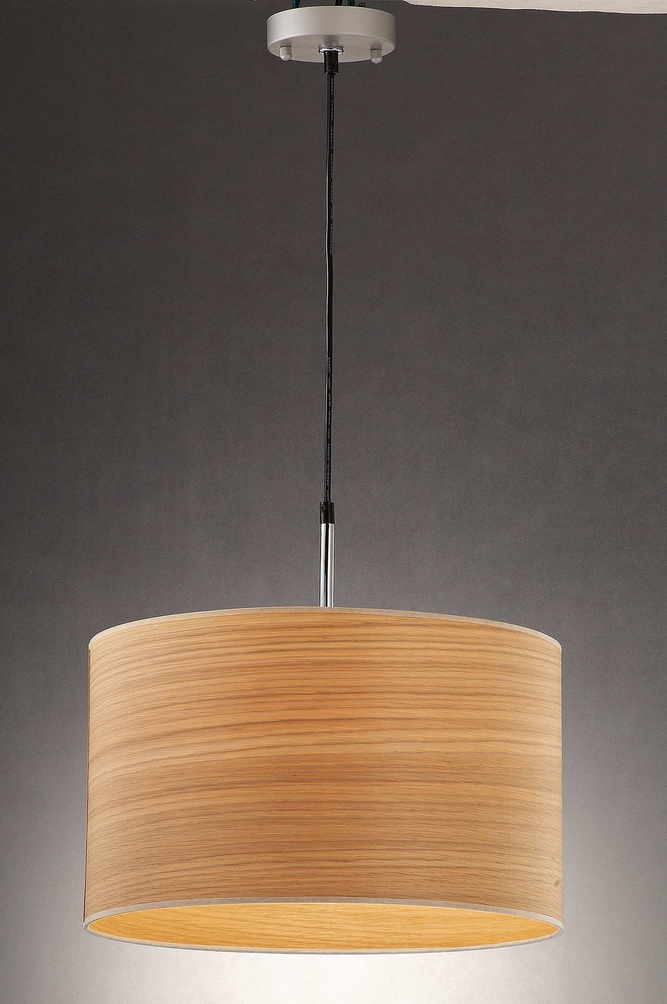 白橡木 圓筒吊燈