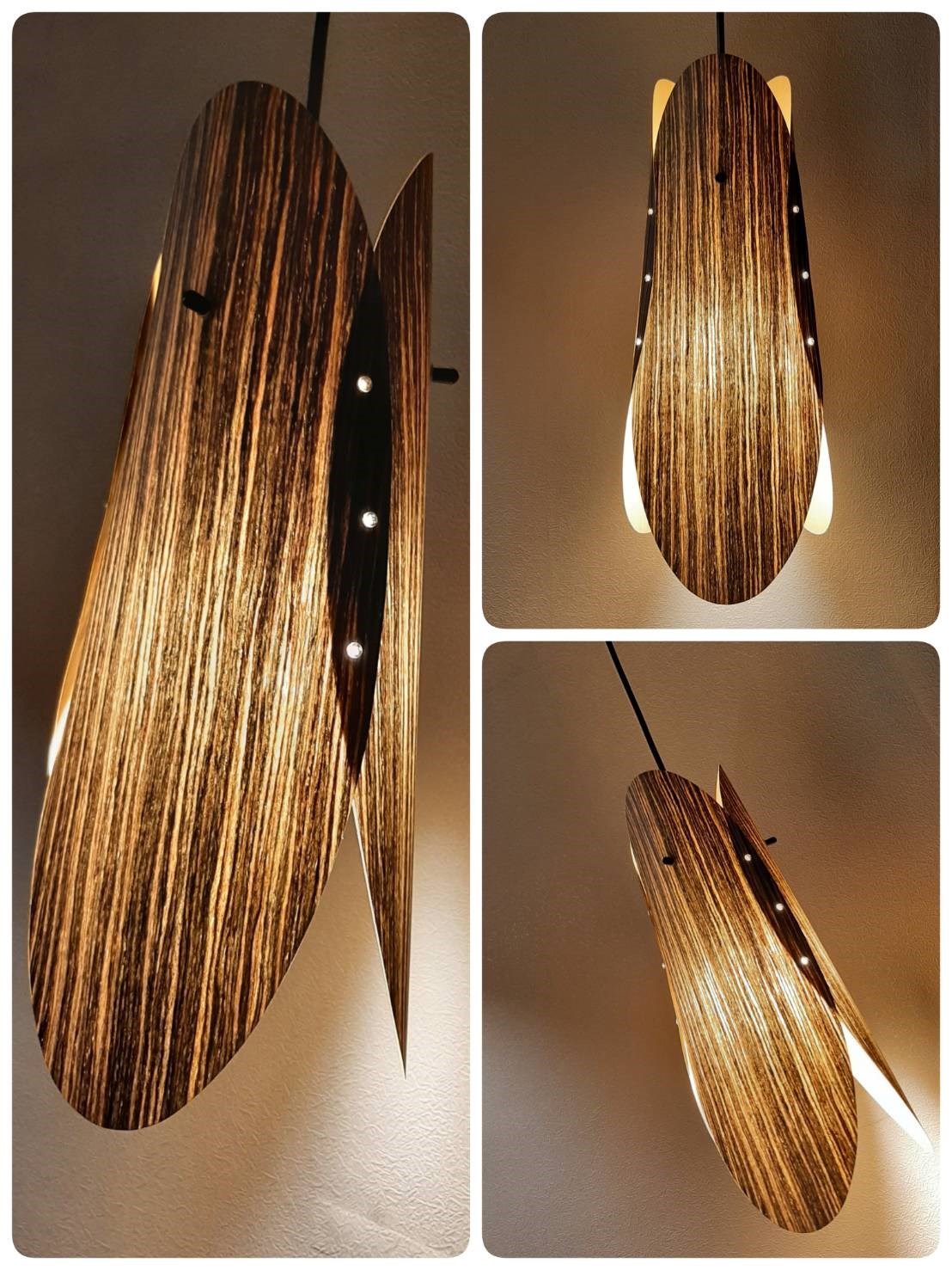 石紋木防塵燈罩