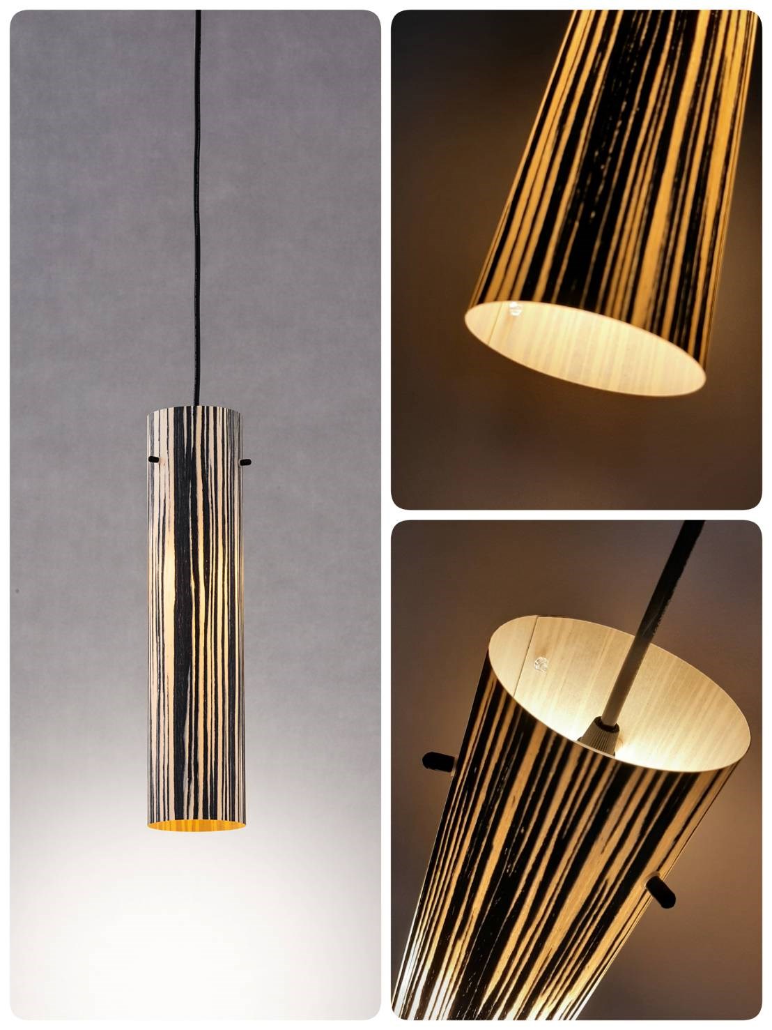 挪威森林木皮燈罩 