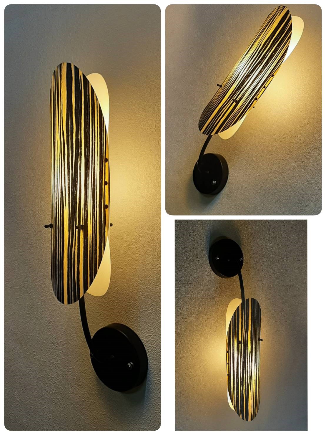 挪威森林木皮燈罩 