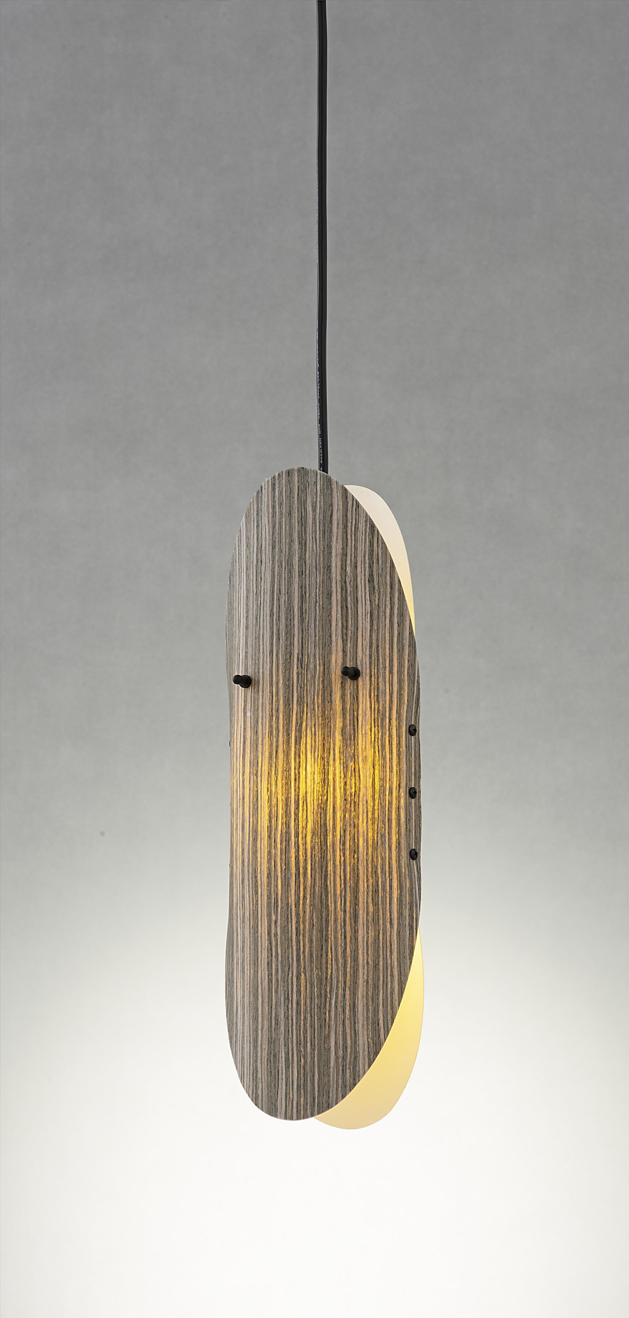 石紋木原木皮燈罩  