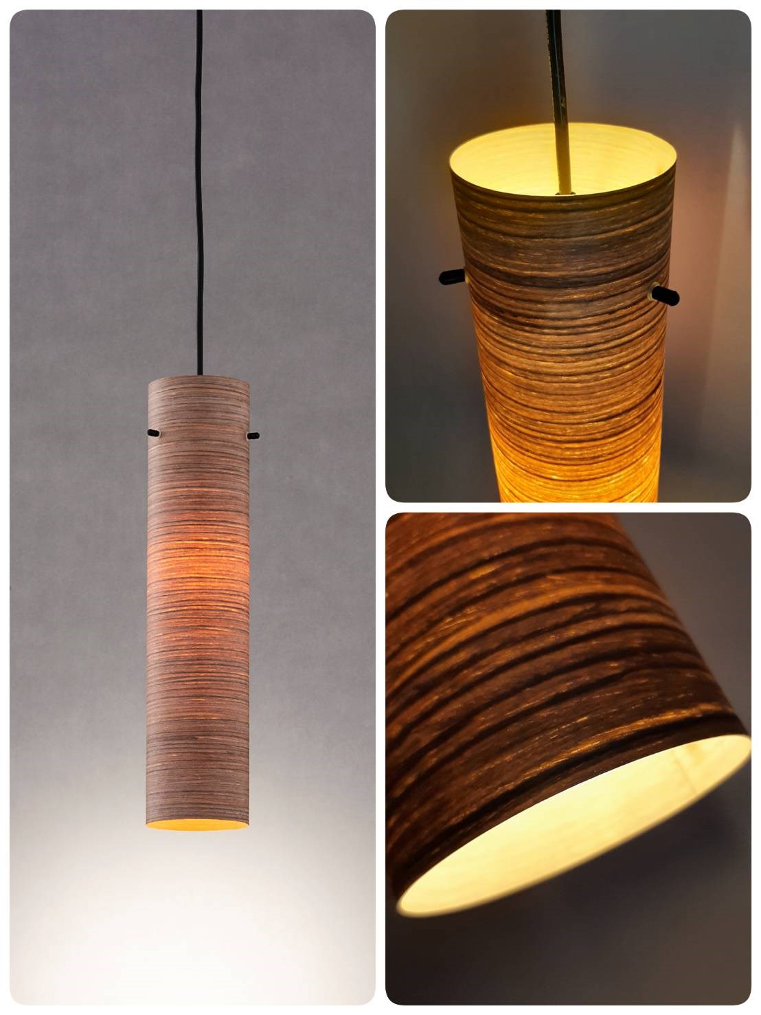 胡桃木防塵燈罩