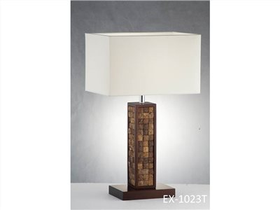 松木 古典 桌燈