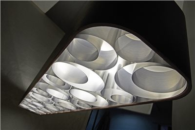 圓角長型 多環 吊燈