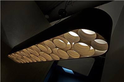 橢圓多環 長型吊燈