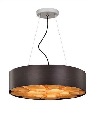 胡桃木 栓木多環 吊燈