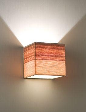 CUBE 壁燈 橄欖木