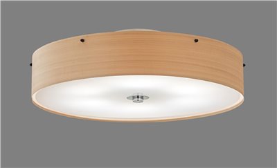 EX-1005DN-6 白橡木原木皮吸頂燈