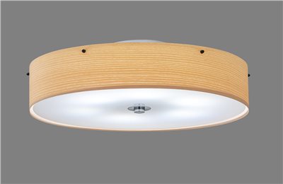 EX-1004DN-6 白栓木原木皮吸頂燈