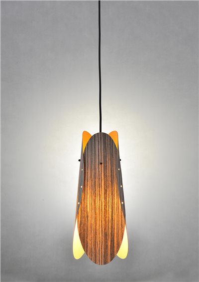 石紋木防塵燈罩