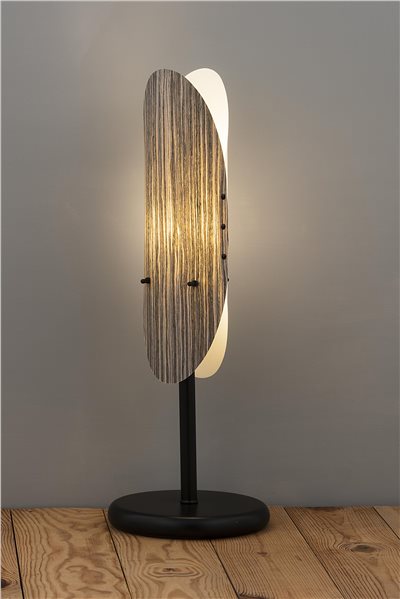 石紋木防塵燈罩桌燈