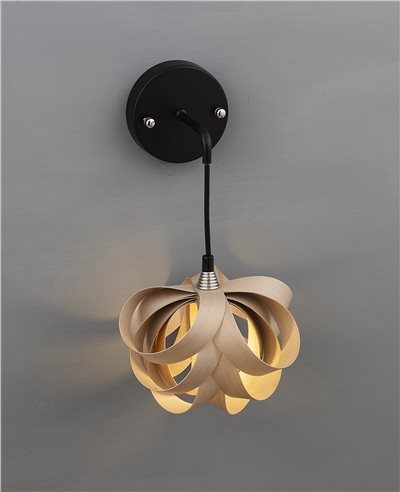 白安麗格原木皮燈罩