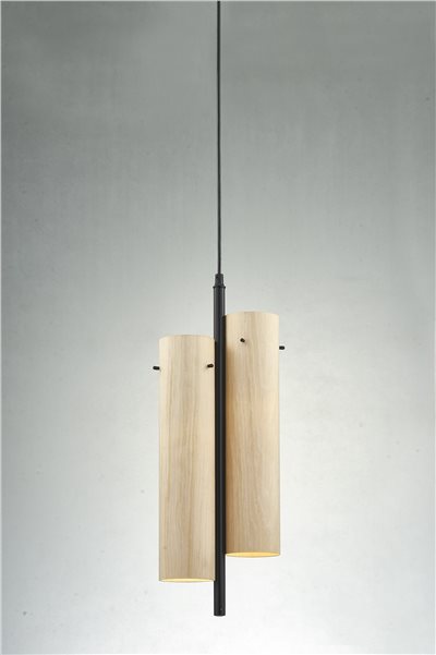 白杏原木皮燈罩 