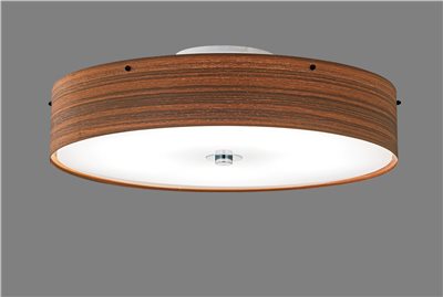 柚木原木皮吸頂燈 